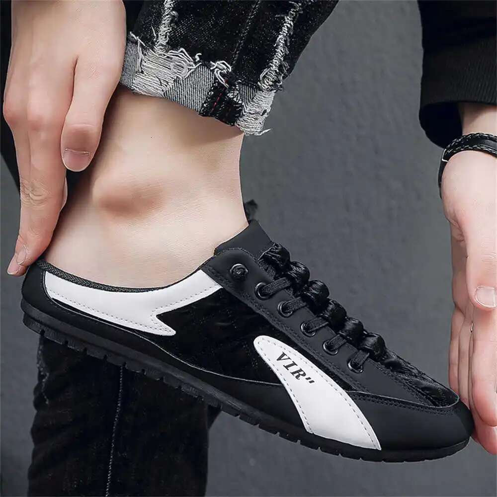 Demi-season Size 41 Blue Sneakers For Casual Black Shose Shoes Breathable Men Sports Shooes Technology Scarp Sneacker