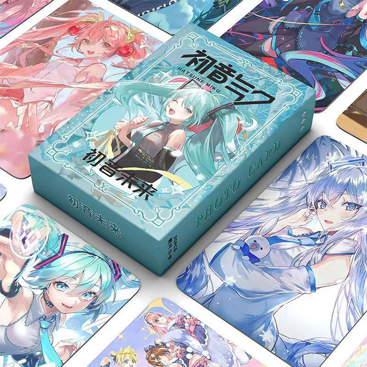 High-End Anime Character Sticker Cards - Unique Custom Design Perfect for Presents
