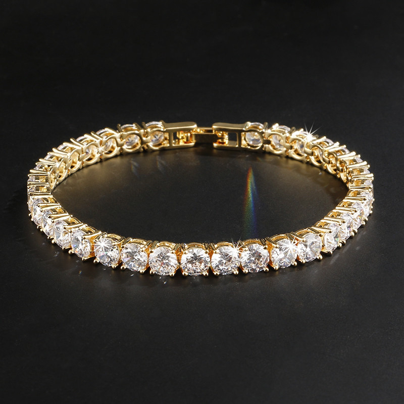 moissanite designer jewelry tennis rose gold bangle chains strand for women sier bracelet men bracelets