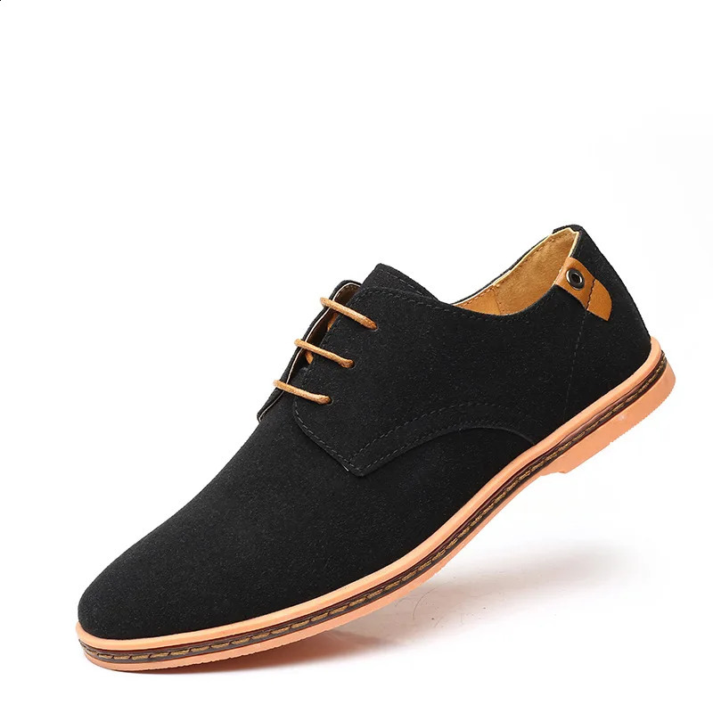 Casual Lace Up New Classic Business British Men 2024 Summer Oxford Shoes for Male Black Flat Footwear Size 240906