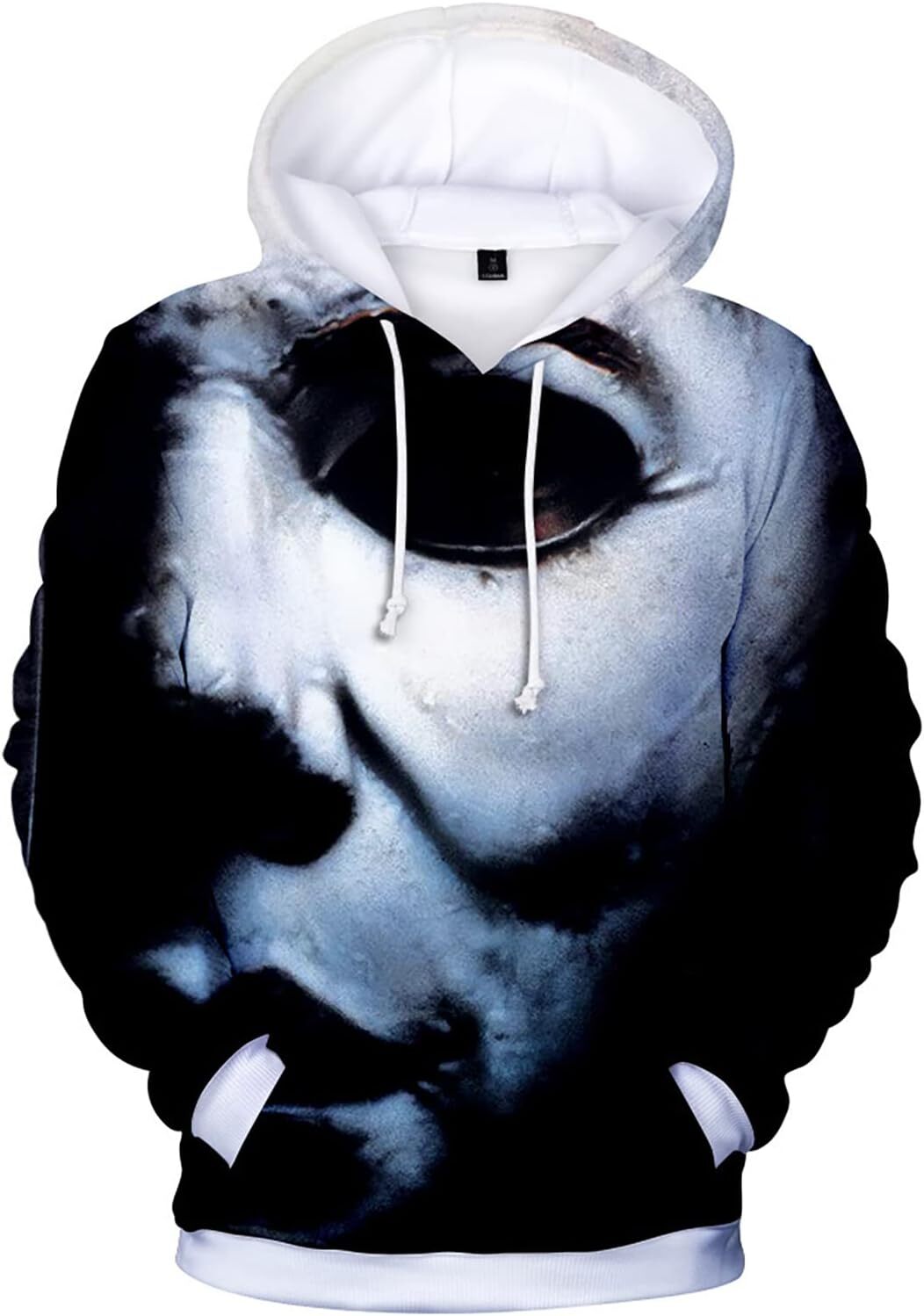 Hoodie for Mens Womens Fashion All-Print Pullover Halloween Michael Myers 3D Printing Hoodie Sweatshirts Adult Men And Womens Casual Streetwear Graphi
