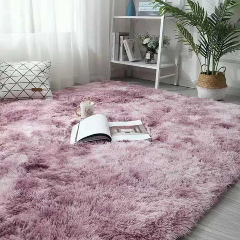 Soft Carpet Plush Washable Floor Covering Mat for Bedroom Living Room Decoration AntiSlip Large Area Rug R814 W1011 H260226