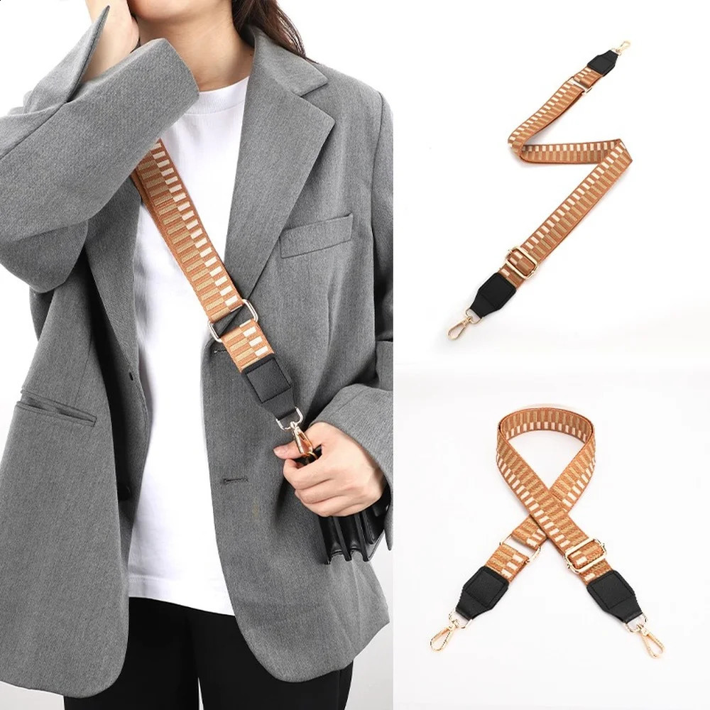 Piano Style Bag Shoulder Strap Replacement Chain Womens Accessories Width Adjustable Fully Matching Belt 240926