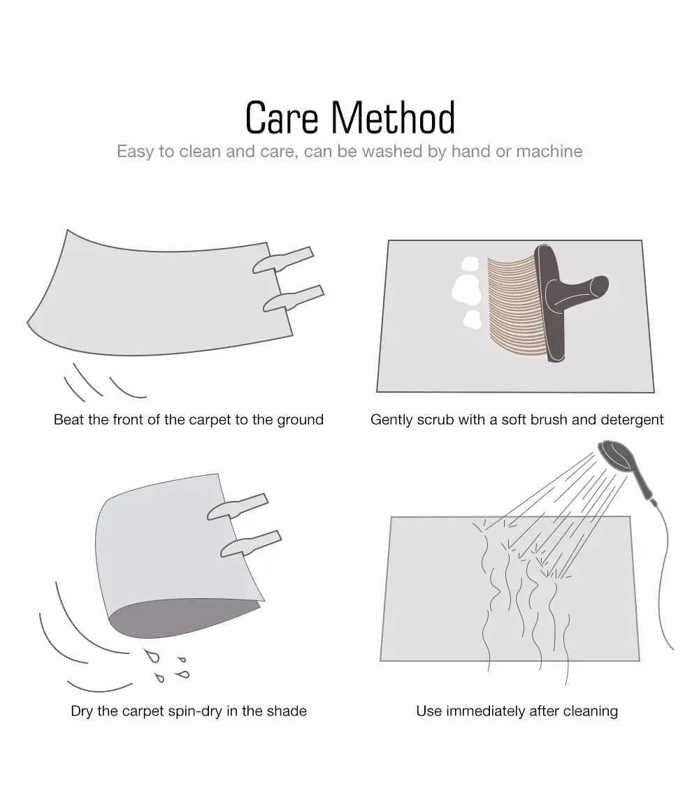 Soft Carpet Plush Washable Floor Covering Mat for Bedroom Living Room Decoration AntiSlip Large Area Rug R814 W1011 H260226