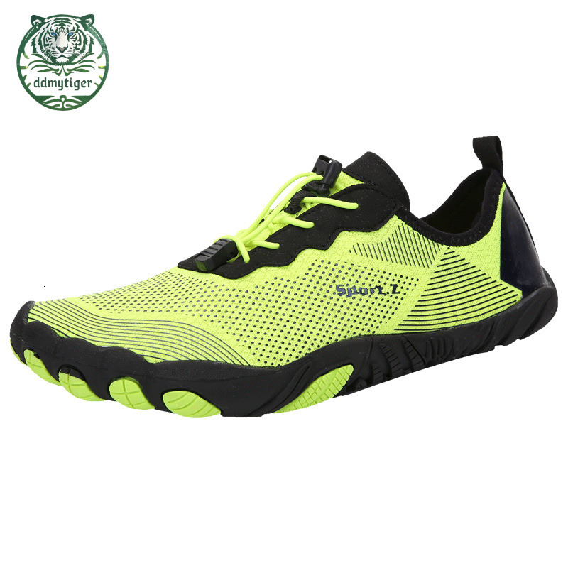 ddmytiger Outdoor sports, river tracing five finger hiking, fitness running, men's shoes, plus size beach swimming, water wading shoes A ddmythur