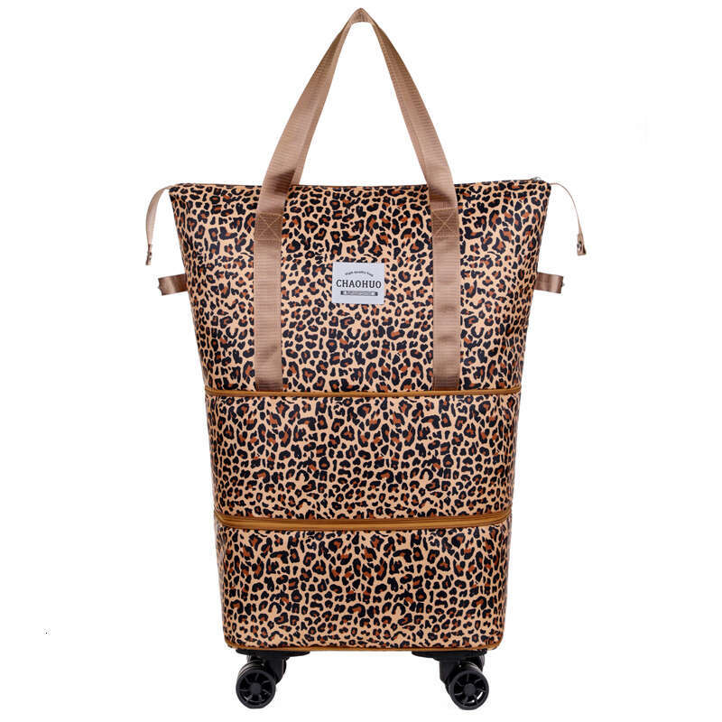 Large Capacity Wheeled Travel Women Carry on Lage Oxford Waterproof Duffle Bag for Ladies Hand Weekend Outside Totes 3490 4