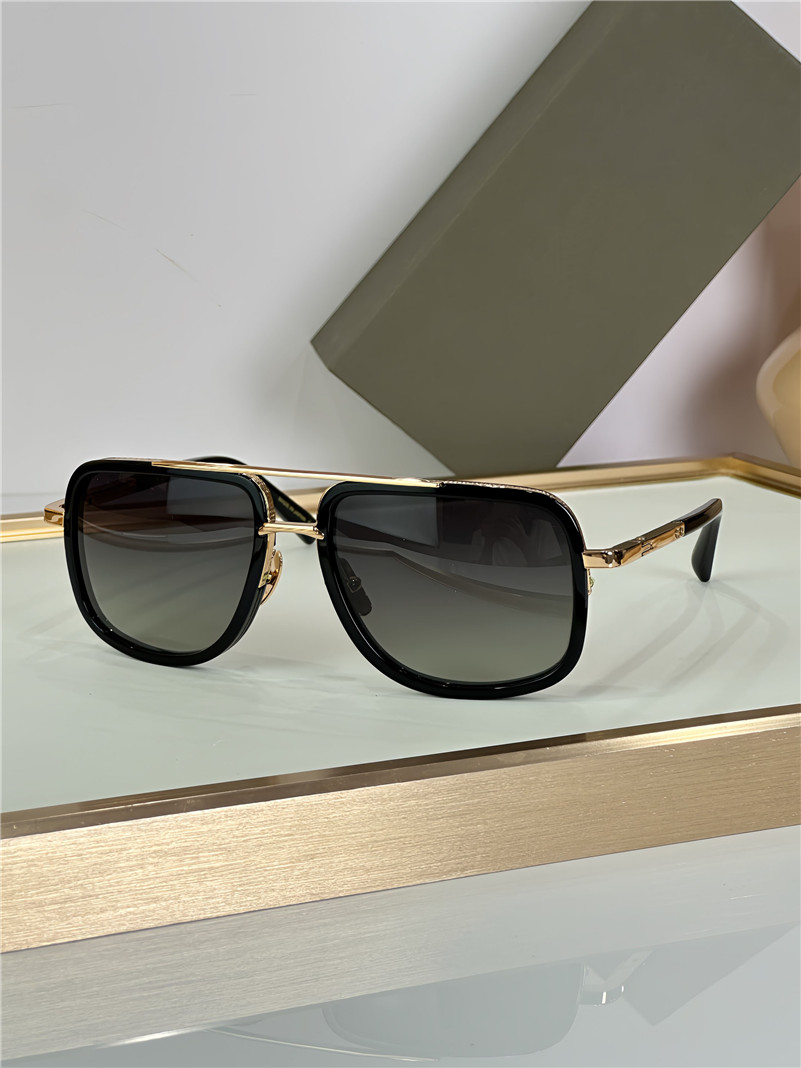 fashion sunglasses ONE 2030 men design metal vintage simple style square frame outdoor protection UV 400 lens eyewear with case