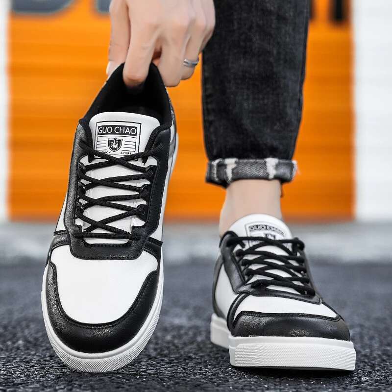 For Men Casual Bright Loafer Chaussires Winter Sneakers Low Sports Shoes Skor Tennis Height Increase High Quality 2024