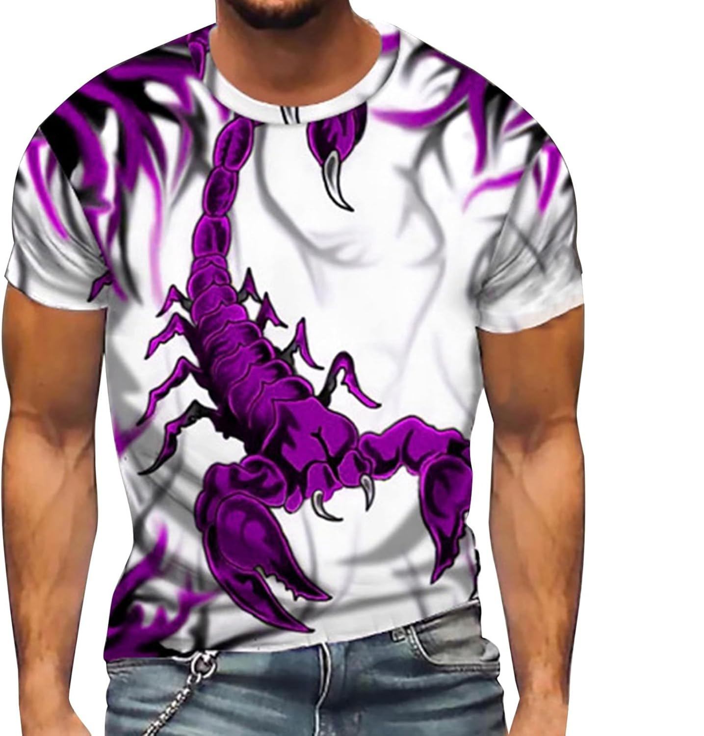 Mens T shirt Mens 3D Print Sports Casual T Shirt Short Sleeved Round Neck Short Sleeved T Shirt Mens Tall graphic tee Casual tops summer nice
