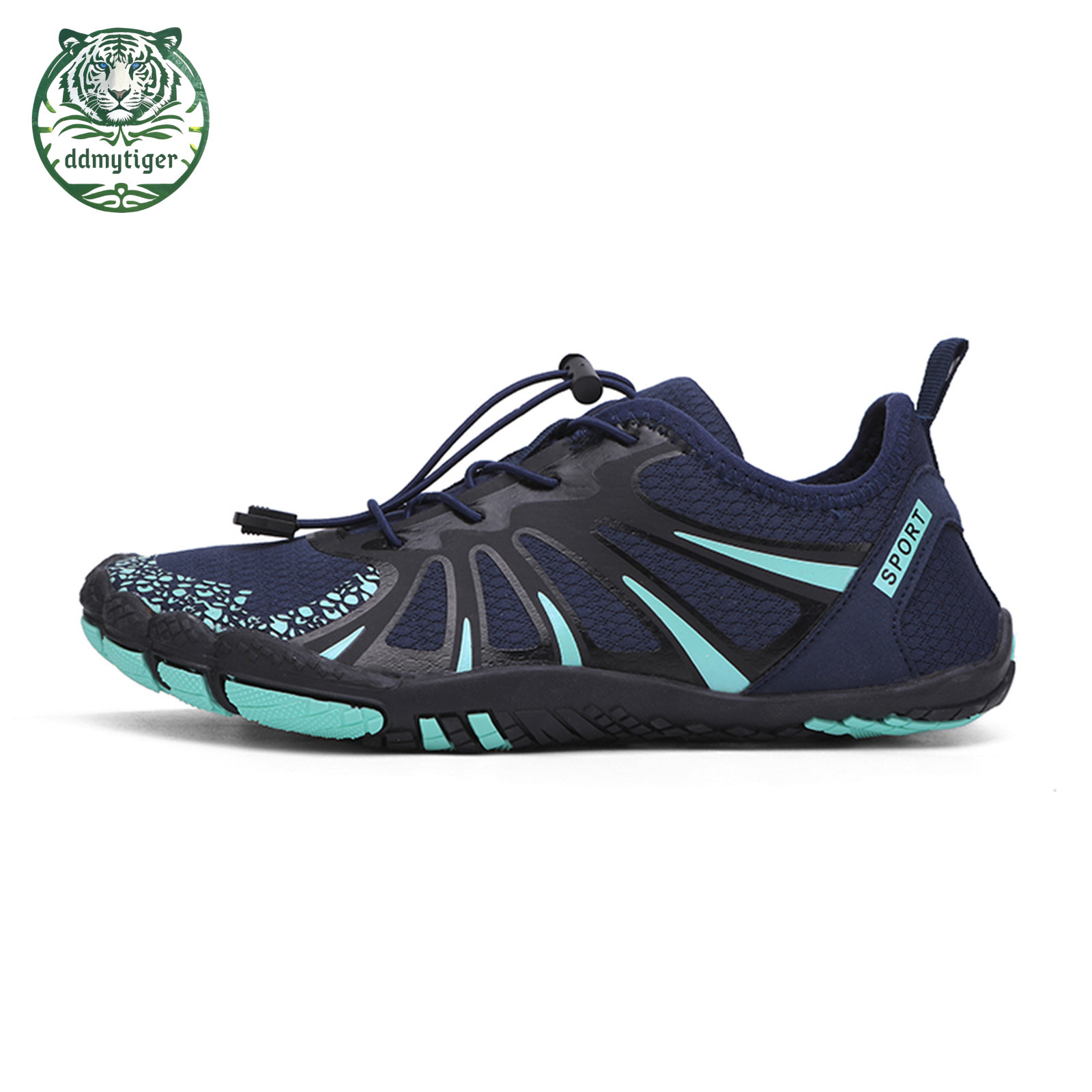 men's quick drying Outdoor river ddmytiger tracing beach slip swimming amphibious fishing shoes, anti cut water shoes A ,