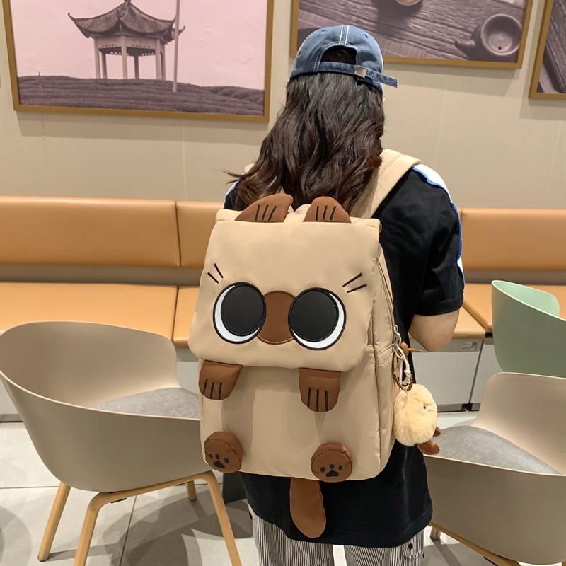 Cute Cartoon Female College Student Niche Design Instagram Style Sweet Girl Suitable For Middle School Students With Large Capacity Backpack