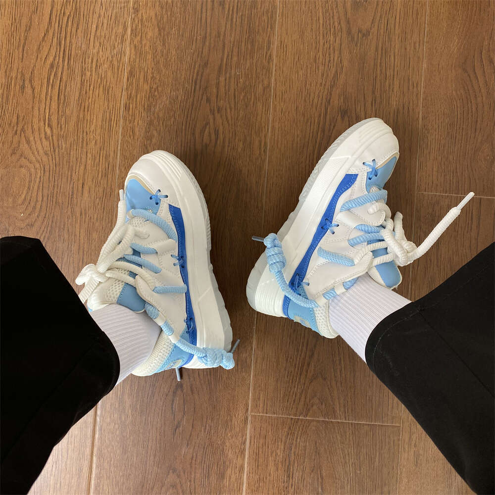 2025 NEW Up Women's Thick Sole Lace Flats Breathable Mesh Sneakers Casual Designer Autumn Couple Tennis Sport Shoes atos hurenlakeshoes