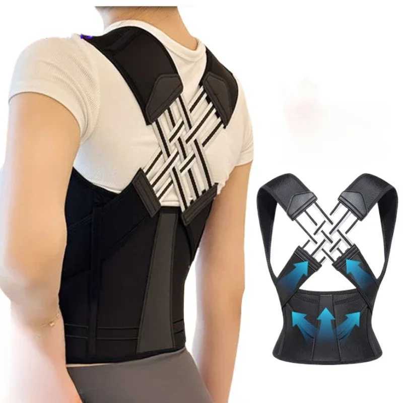 Adjustable shoulder strap for back posture corrector bracket suitable for students children women breathable and elastic back posture correction M2409