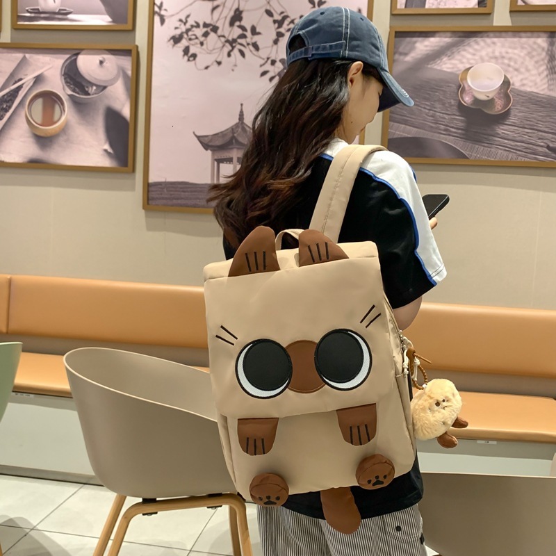 Cute Cartoon Female College Student Niche Design Instagram Style Sweet Girl Suitable For Middle School Students With Large Capacity Backpack