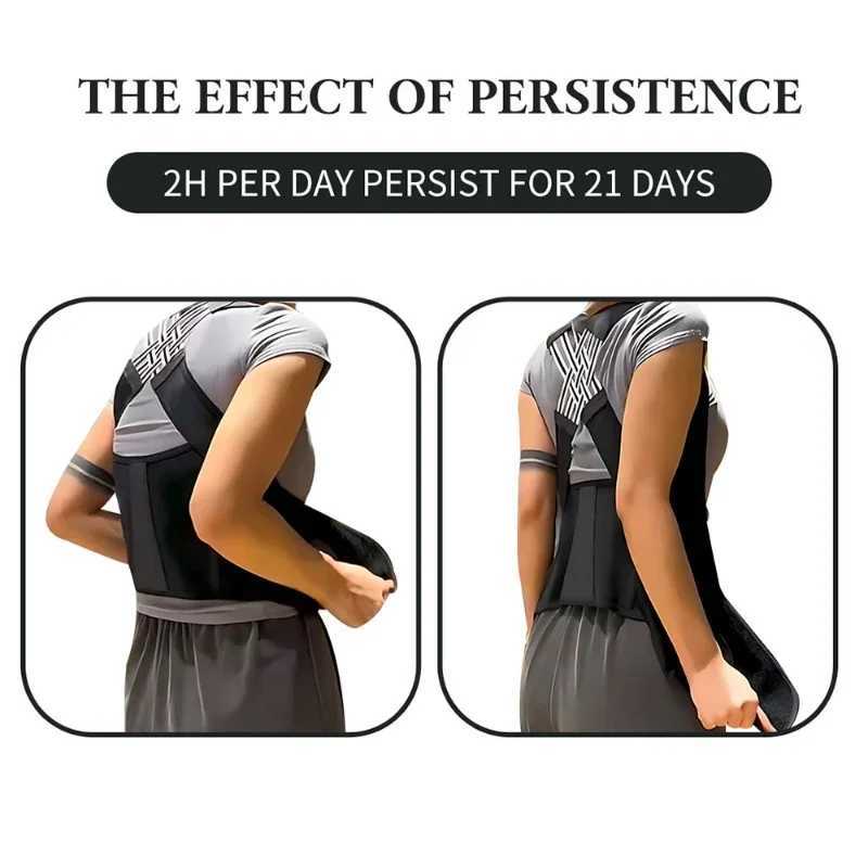 Adjustable shoulder strap for back posture corrector bracket suitable for students children women breathable and elastic back posture correction M2409