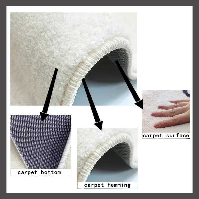 1 piece of bedroom carpet in the shape of Alan Hal lar X240928