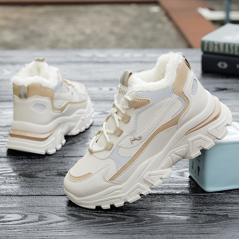 Free shipping shoes, winter women's shoes, women's sports shoes, white snow boots, thick soled designer shoes, boots designer women's s