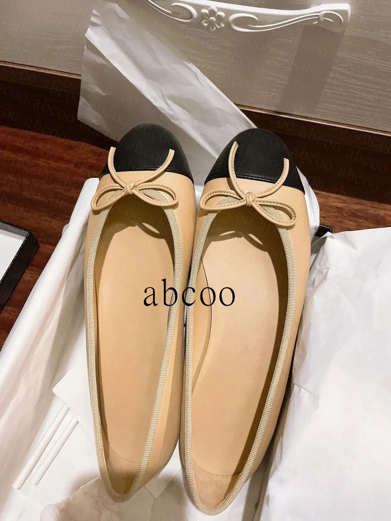 Ballet Flats High Heels Designer Shoes Slingbacks sandals Paris Womens Brand Black Spring Quilted Genuine Leather Slip on Ballerina Luxury Round Toe Ladies Dress