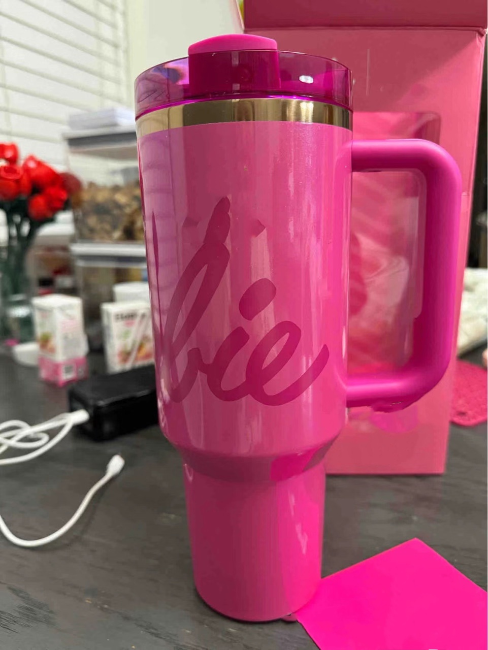 US Local Warehouse 40 oz Wicked Cups Stainless steel tumblers with handle and Straw 40oz Clean Slate Purple Stars Chocolate Gold Car Mugs new