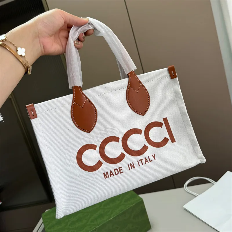 Designer Canvas Tote Bag Womens Letter Handbag Fashion Totes Bag Designers Bags Luxury Handbag Crossbody Clutch Shopping Shoulder Bag Purse Wallet
