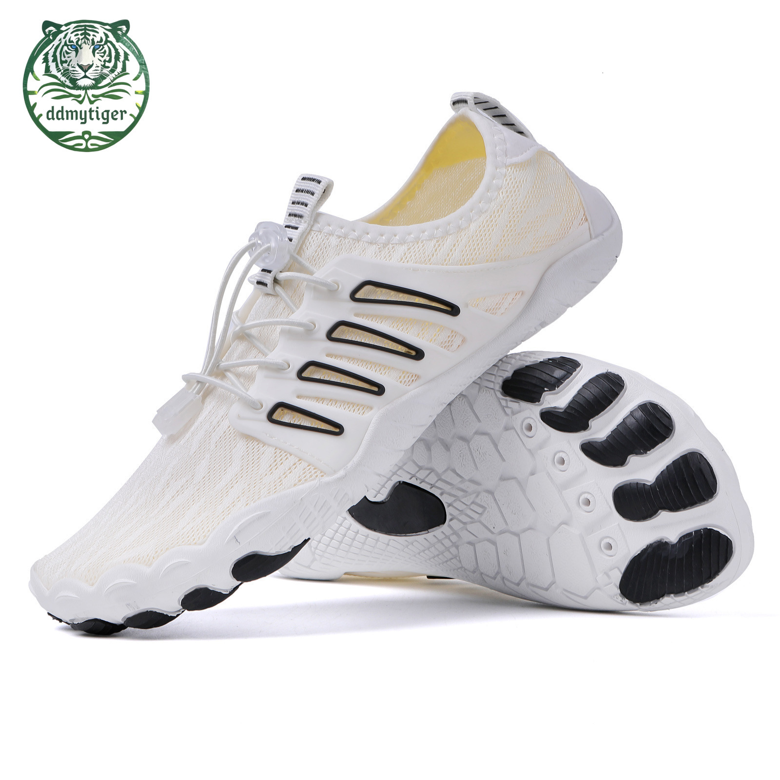 ddmytiger New Creek Tracing Five Finger Sports, Fitness, Outdoor Hiking and Mountaineering Large Size Wading Shoes, Couple Beach Shoes A ddmythur