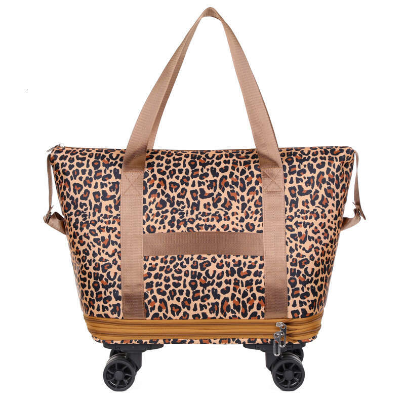Large Capacity Wheeled Travel Women Carry on Lage Oxford Waterproof Duffle Bag for Ladies Hand Weekend Outside Totes 3490 4