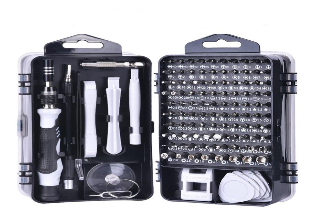 115 in 1 Cell Phone Repairing Tools Bag Disassemble Screwdriver Set Toolkit for Various mobile phones Laptop PC7585785