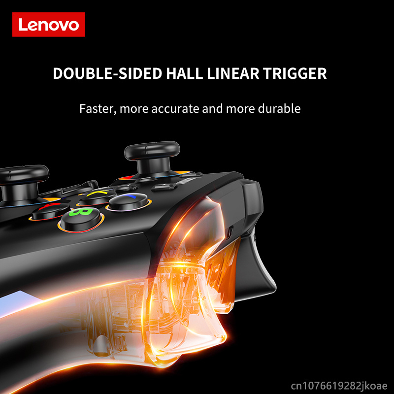New Lenovo S03 Six Axis Gyroscope Dual Vibration Wireless Bluetooth Gamepad For Nintendo Switch TV PC Joystick Controller 800mAh