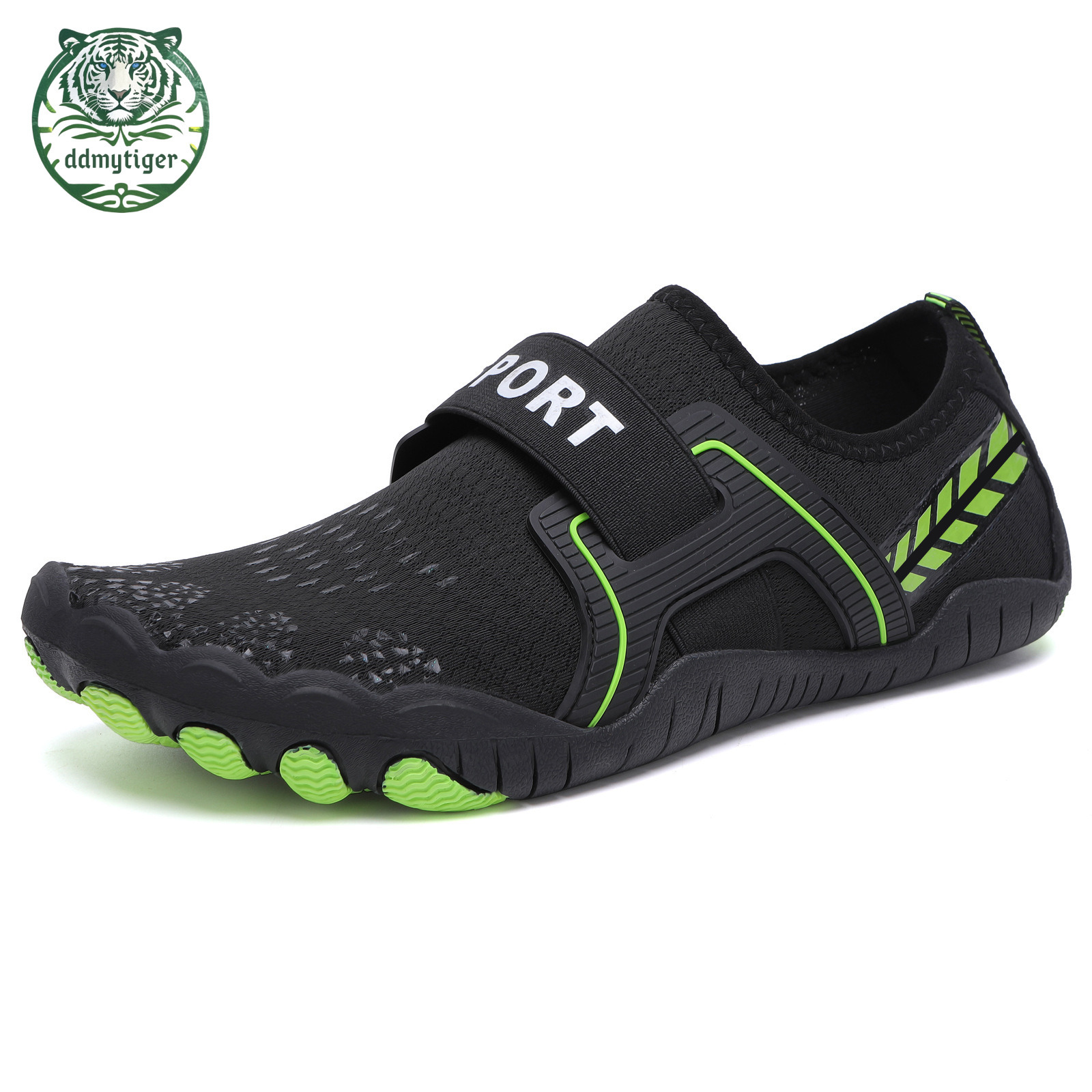 ddmytiger New outdoor cutting and river tracing men's quick interference water lightweight swimming shoes, couple's soft soled anti slip bea