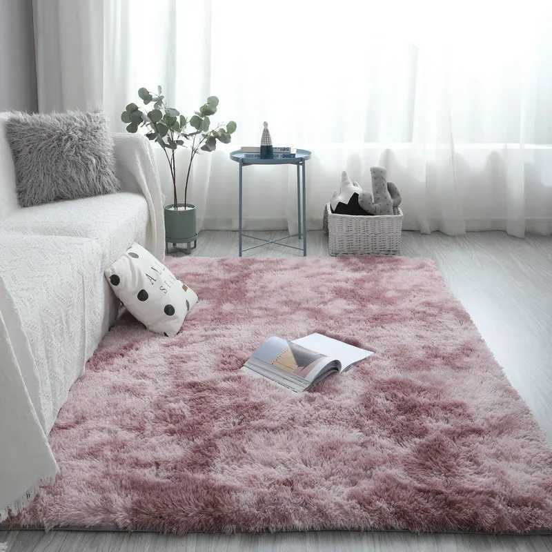 Soft Carpet Plush Washable Floor Covering Mat for Bedroom Living Room Decoration AntiSlip Large Area Rug R814 W1011 H260226