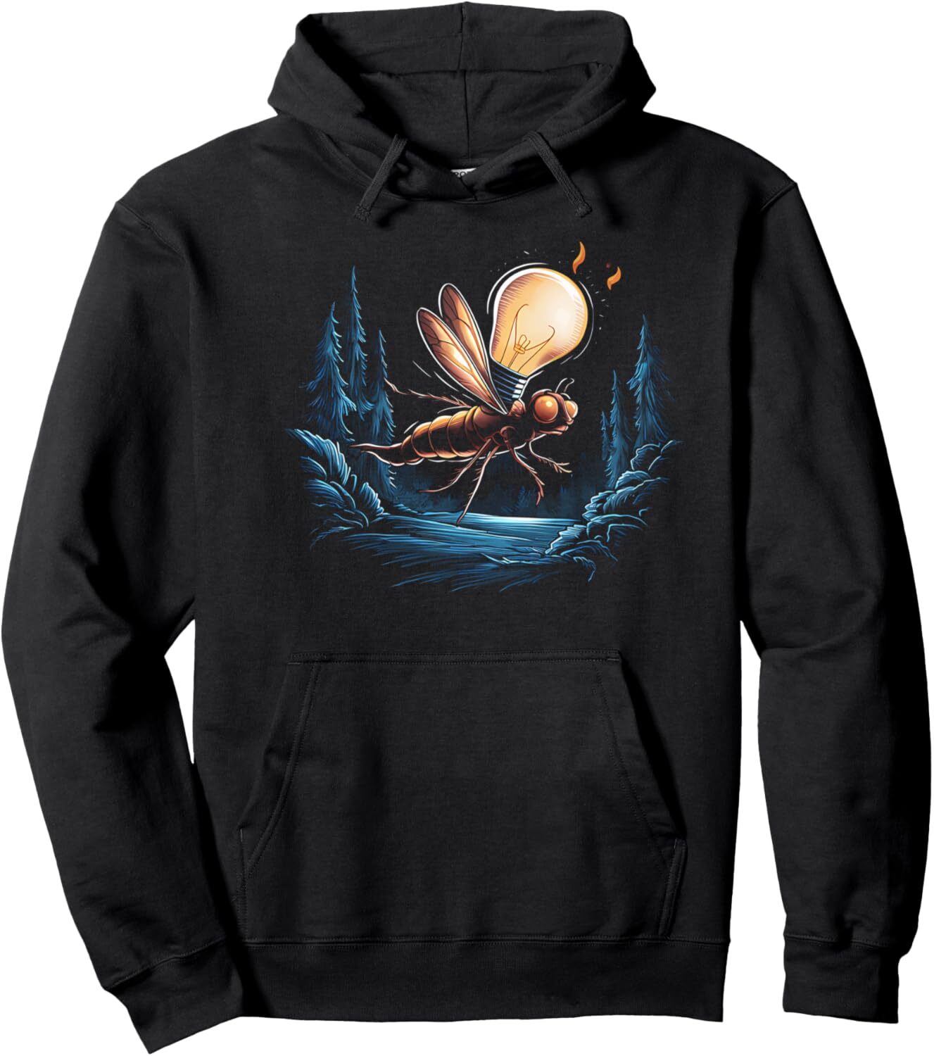 Hoodie for Mens Womens Firefly Insect Nature Lover Wildlife Forest Funny Hiking Pullover Hoodie Graphic Hoodies sweatshirt