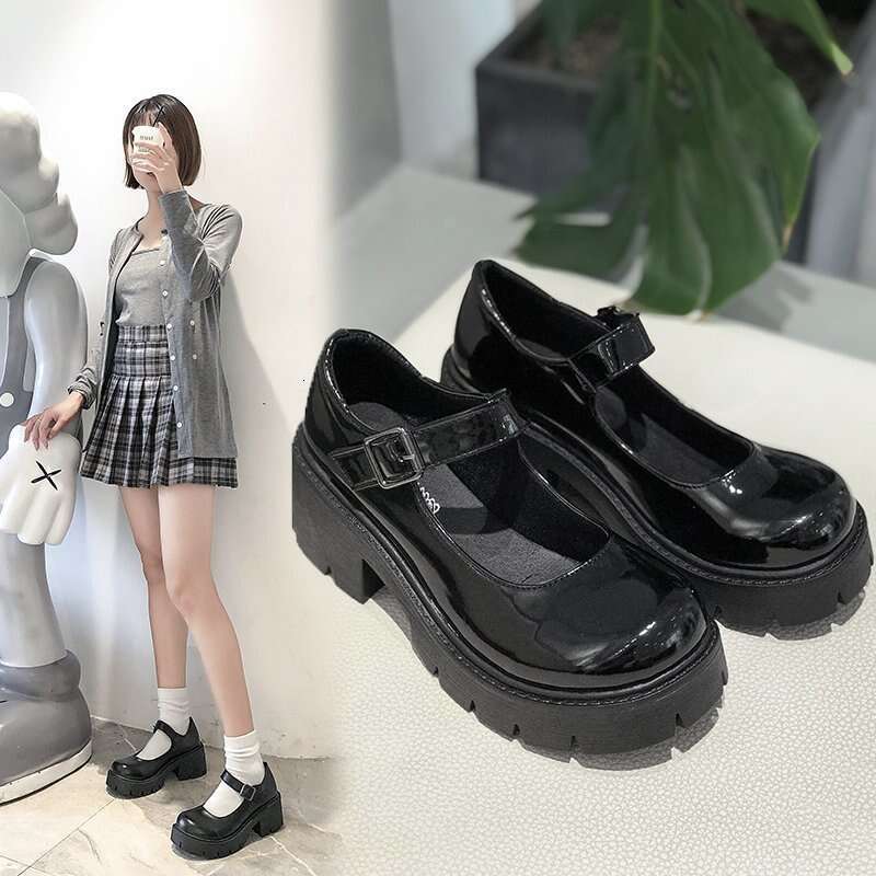 Lolita Style Shoes Women Japanese Mary Jane Vintage Girls High Heel Platform College Student Tacones Mujer Escarpins Chaussures