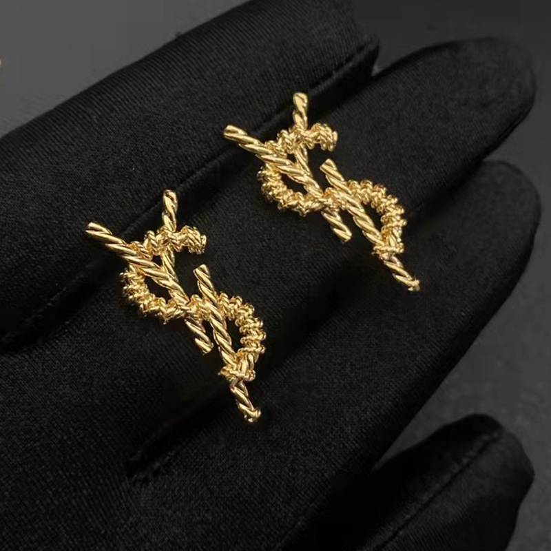 Fashion Stud Earrings Woman Luxury Designer Earring Multi Colors Double Letter Jewelry Women 18k Diamond Wedding Gifts