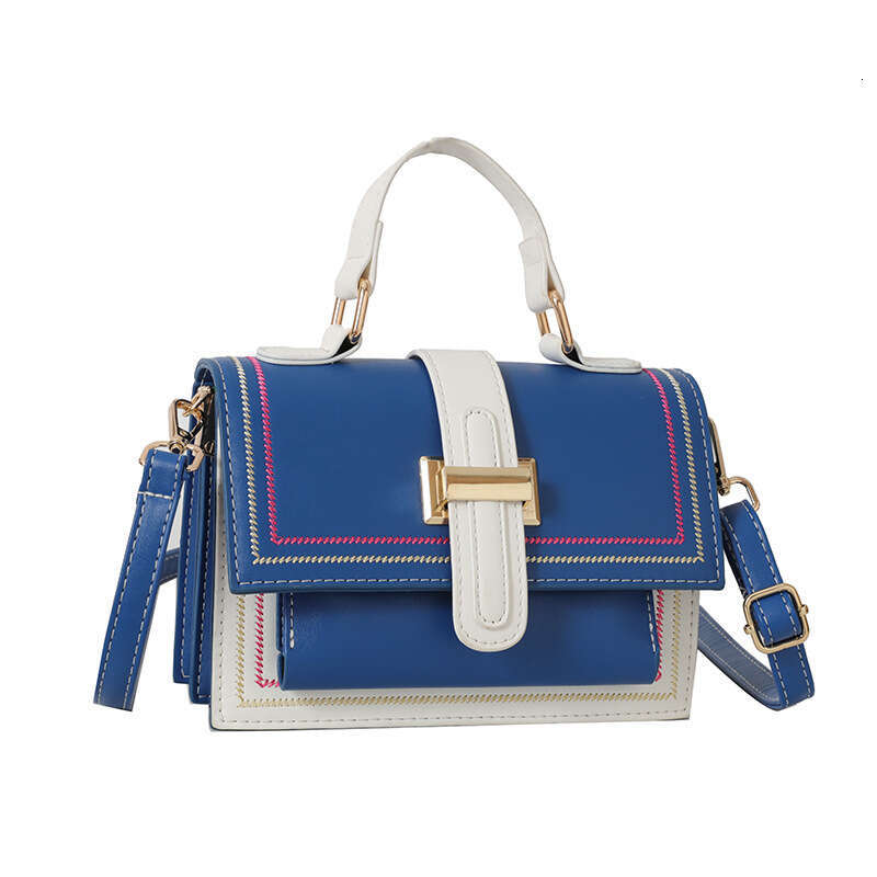 2024 High-end Western Bag for Women New Trendy Fashion Casual Shoulder Crossbody Korean Style Color Matching Small e23a