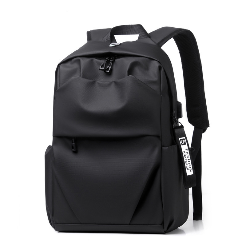 2025 New Light Luxury Simple Fashion Designer Solid Color Backpack Business Commuter Computer Bag Middle School Backpack Multi Functional Leisure Shou
