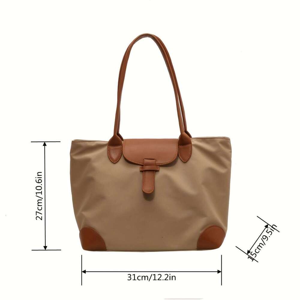 Casual Women Tote Classic Large Capacity Shoulder Bag Nylon 2025 Fashion Lightweight Travel Handbag