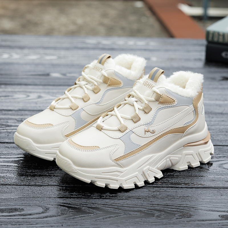 Free shipping shoes, winter women's shoes, women's sports shoes, white snow boots, thick soled designer shoes, boots designer women's s