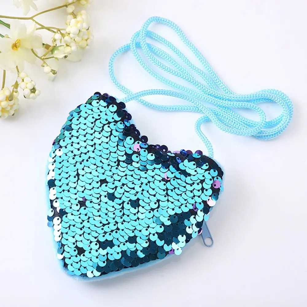 Decorative Kids Heart Shape Shoulder HandBags Kids Coin Purse Bag Mini Cute Princess Kids Funny Shoulder Bag LX241104