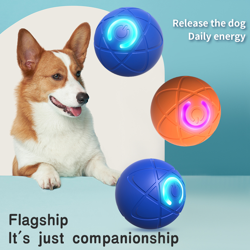 Interactive Smart Pet Ball Automatic Bouncing & Rolling Toy for Dogs and Cats Entertaining and Exercise Toy for Active Pets