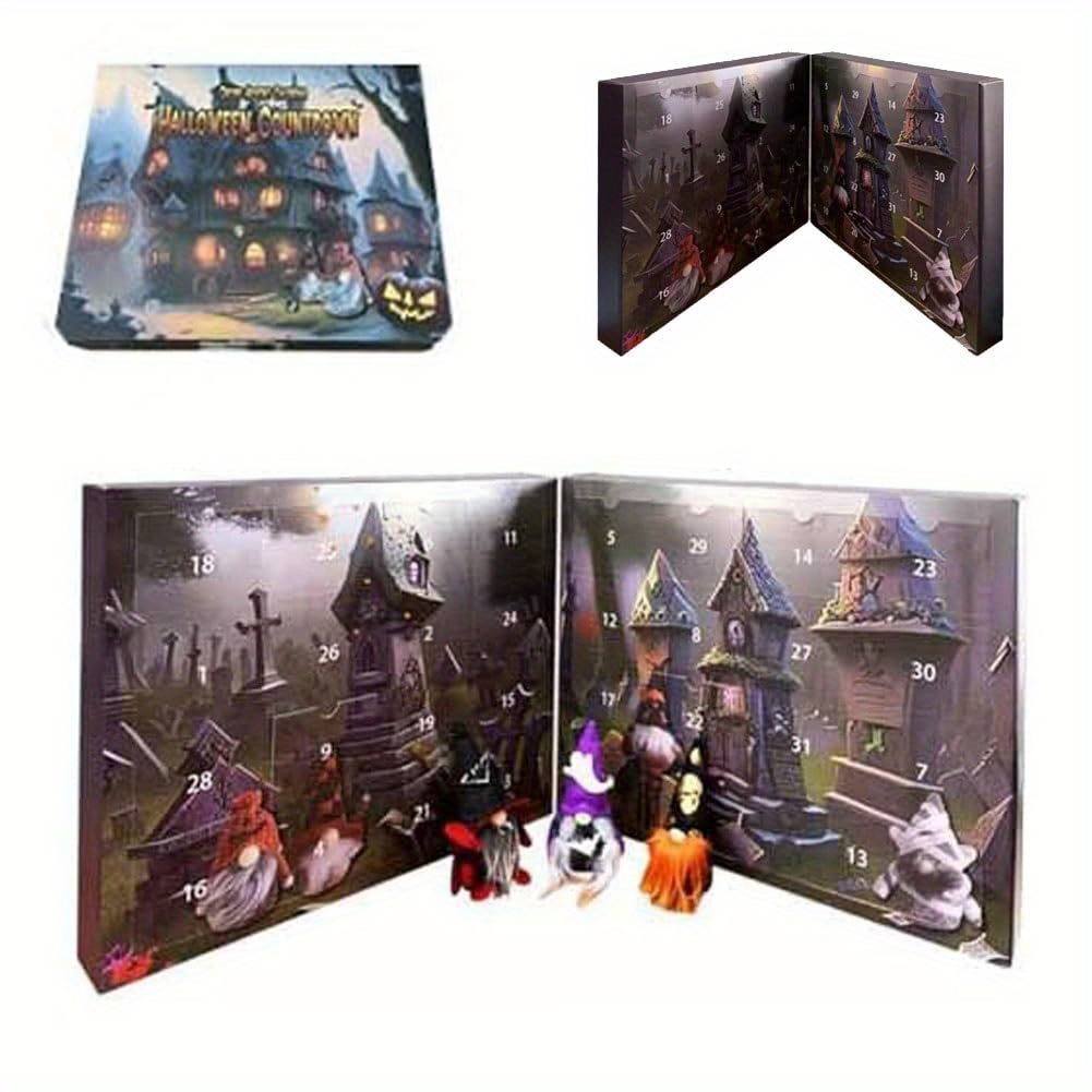 2024 Halloween Gnome Advent Calendar Halloween Advent Calendar Countdown Calendar Advent Calendar Decoration for Adults Kids Holiday Christmas Gifts p
