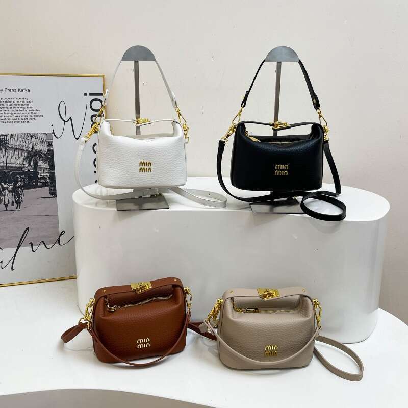 FIERA 2024 Women Temperament For Handbag Simple Solid Color Ribbons Female Crossbody Bag Fashion Wild Shoulder Diagonal Bags Girl Tide s