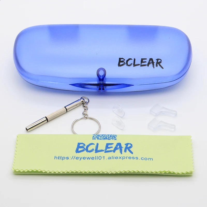 BCLEAR Alloy Glasses Frame Business Men Ultralight Optical Prescription Eyeglass Fashion Full Rim Myopia Eyewear 241230