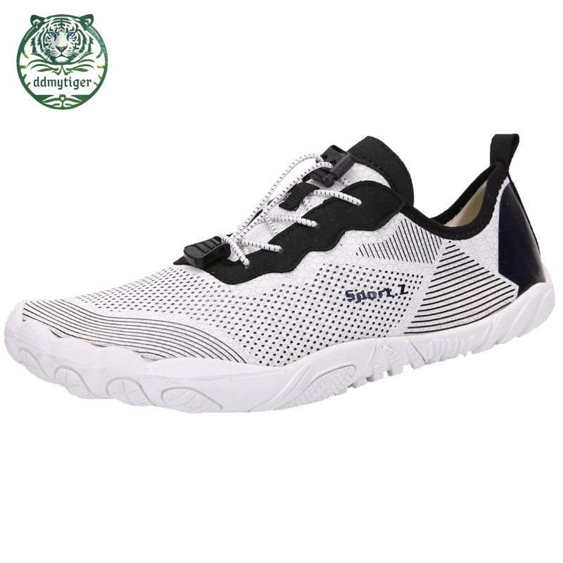ddmytiger Outdoor sports, river tracing five finger hiking, fitness running, men's shoes, plus size beach swimming, water wading shoes A ddmythur