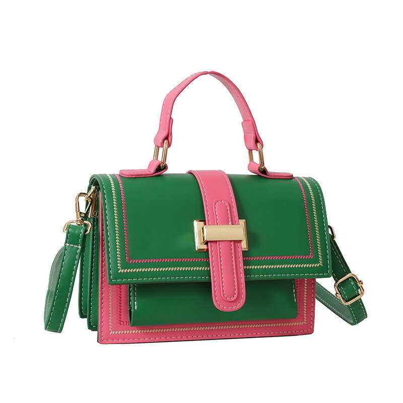 2024 High-end Western Bag for Women New Trendy Fashion Casual Shoulder Crossbody Korean Style Color Matching Small e23a