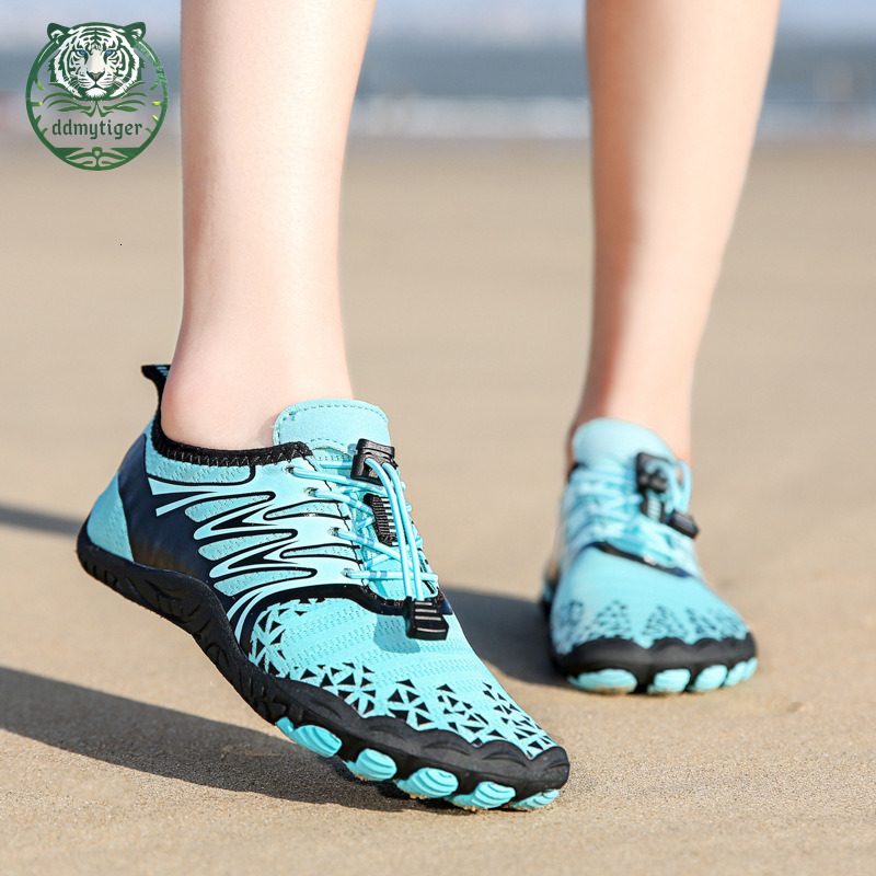 ddmytiger Outdoor Beach Five Finger Drifting and Hiking for Couples, Breathable Snorkeling Shoes, Fitness Sports Shoes A ddmythur