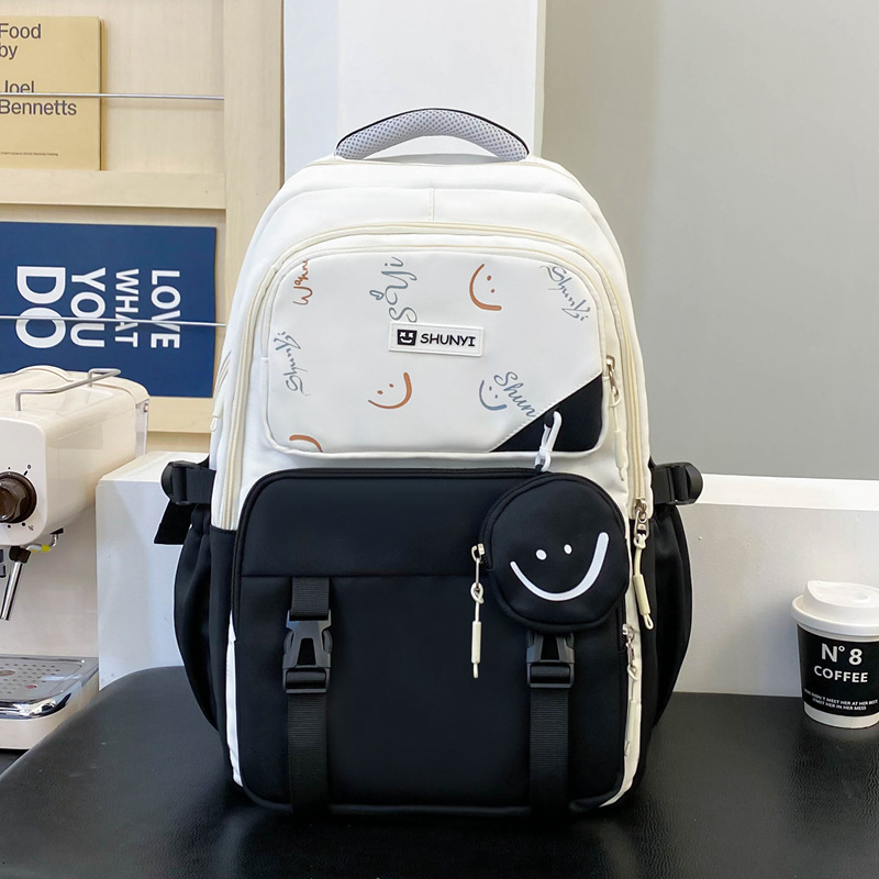 Spring/summer New Fashion Designer Bag Trendy Large Capacity High School Student Lightweight Waterproof Couple's Red Blue Backpack