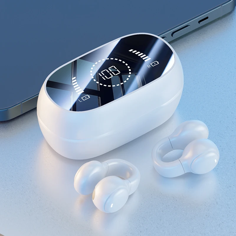 New M47 Wireless Earphones Sports Game Mini Dual Stereo In-Ear Universal Earbuds Non-in-ear Clip-on Earphones For Android