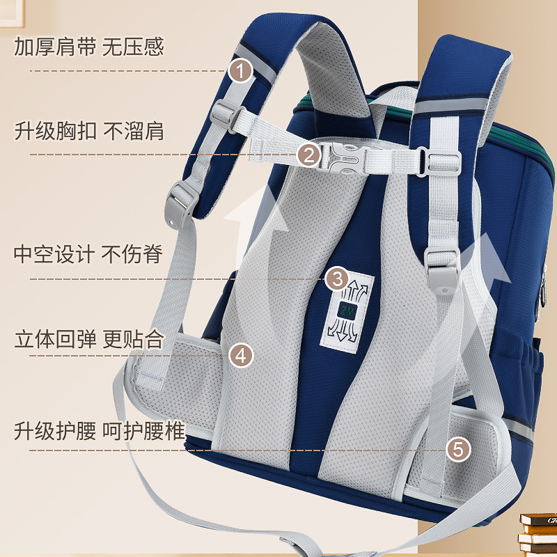 2025 Spring/summer New Light Luxury Backpack Designer Fashion Backpack Tote Bag British Boys' Backpack Lightweight Girls' Backpack