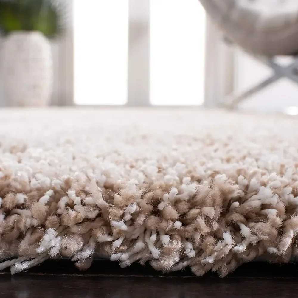 SAFAVIEH California Shag Collection Area Rug -53 x 76 beige non peeled and easy to care for 2-inch thick perfect for high traffic X240928