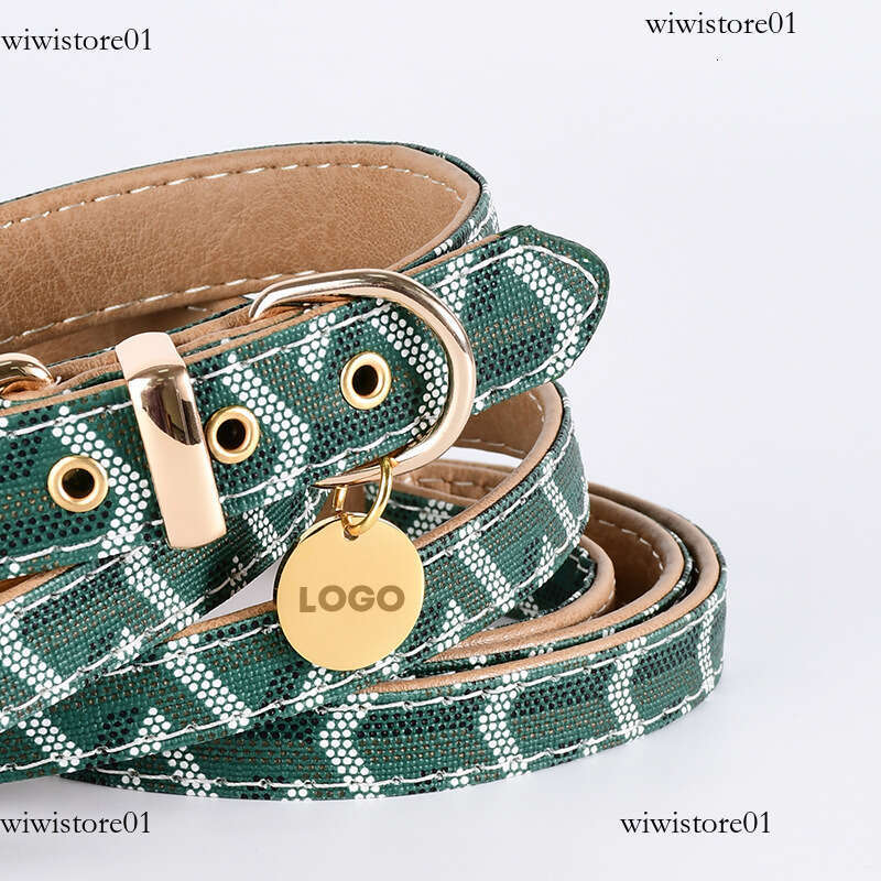 Soft Leather Pet Collar And Leash Set Luxury Snakeskin Pattern Dog Collar Traction Rope Outdoor Adjustable Walking Pet Leash D94